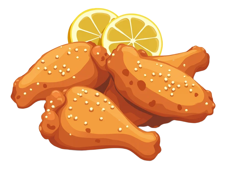 10 Count Lemon Pepper Chicken Wings