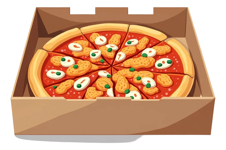 Spicy Chicken Pizza Box 4 Pack