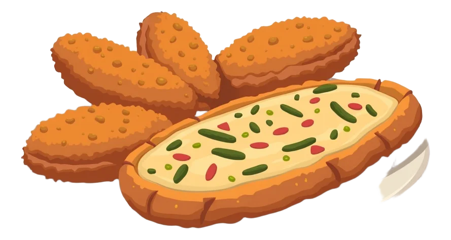 5 Tenders & Garlic Pizza Bread Combo