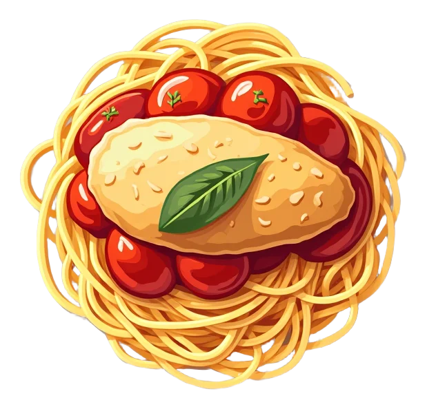 Chicken Milanese with Spaghetti Pomodoro