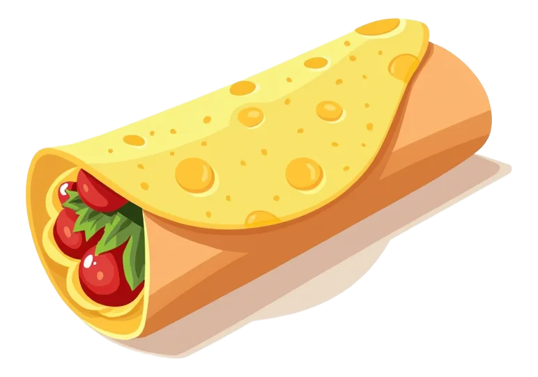 Omelette Breakfast Roll