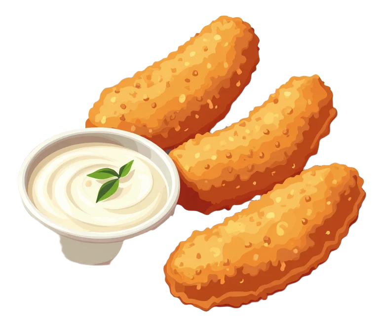 Crispy Chicken Tenders (3) with Cali Ranch Sauce