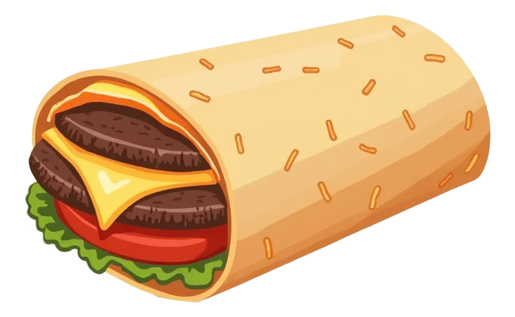 Beefy Melt Burrito