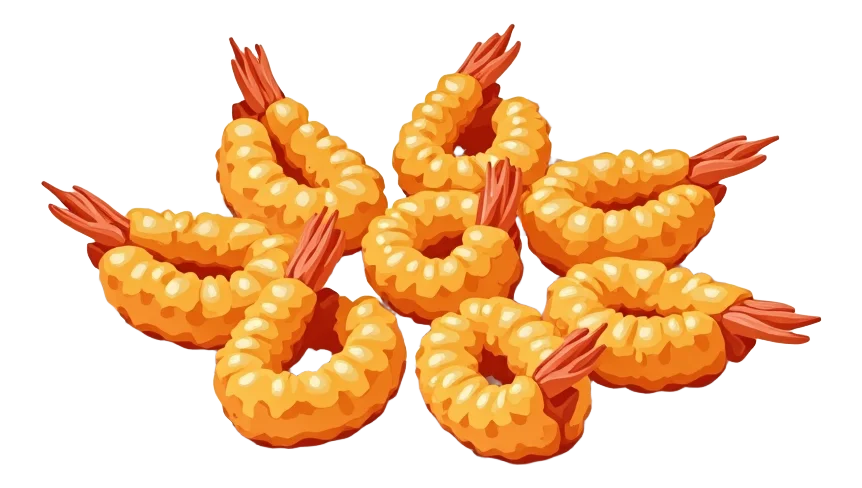 Eight Whitby Breaded Scampi