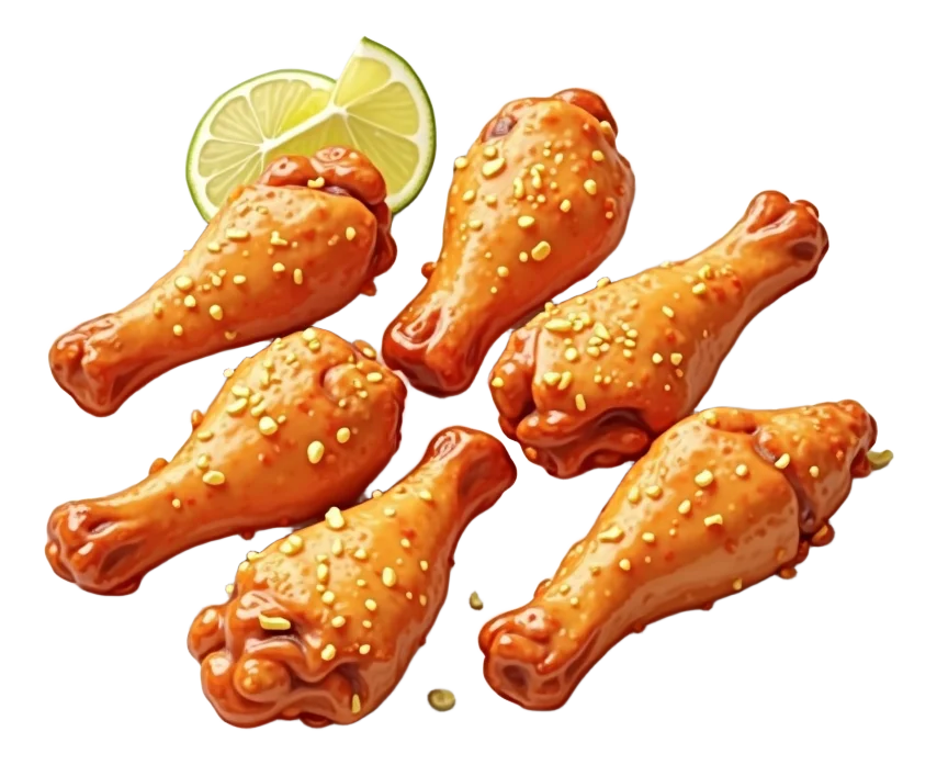6 Garlic Parmesan Hot Wings