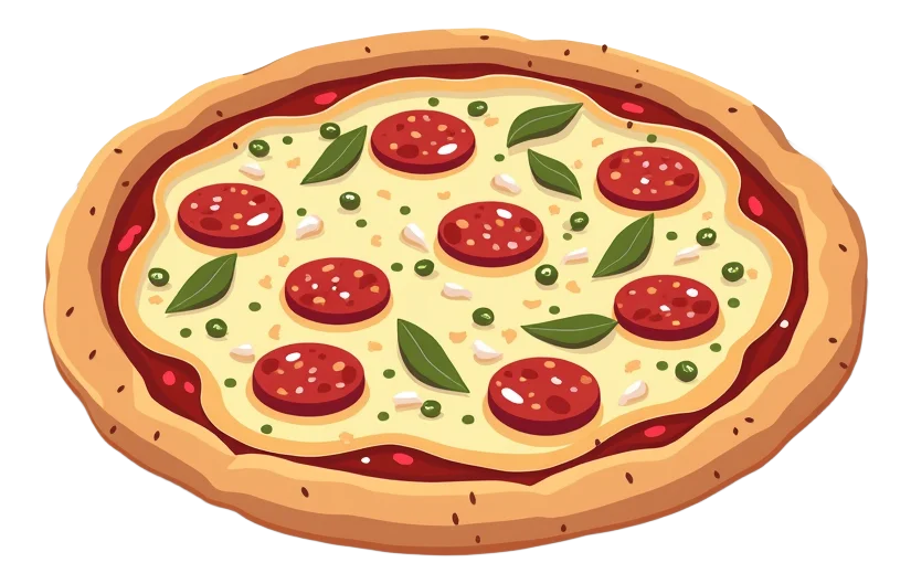 Individual Handcrafted (11") WITHOUT Garlic - Individual Stuffed Crust (11")