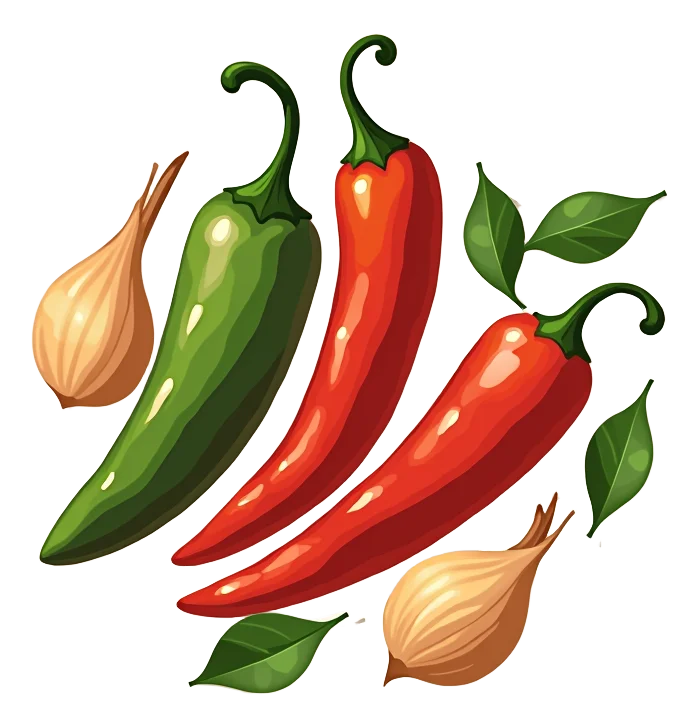 Veggie Mix (Grilled Peppers, Chilies and Onions)