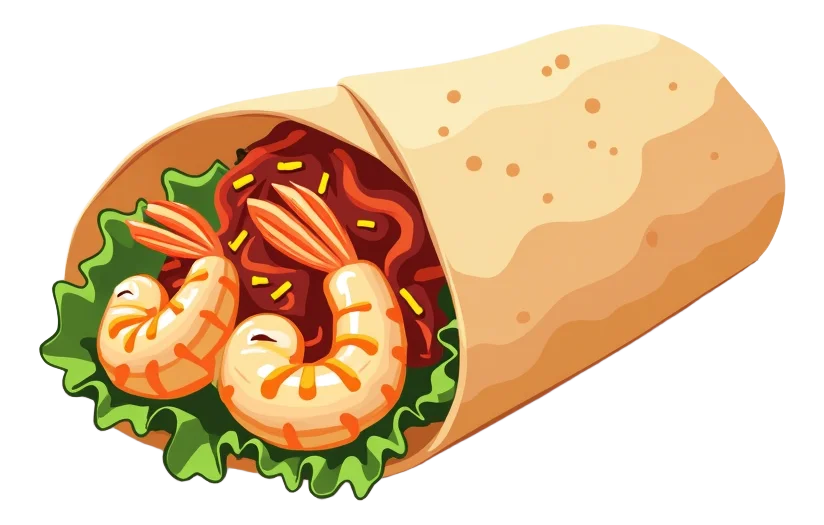 Diablo Shrimp Burrito