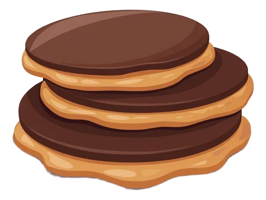 Double Chocolate & Caramel Cookies