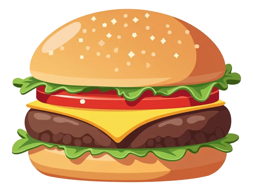 Little Cheeseburger (bun + meat only)