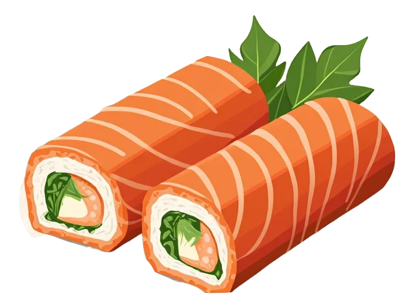 Scandi Style Salmon Rye Roll
