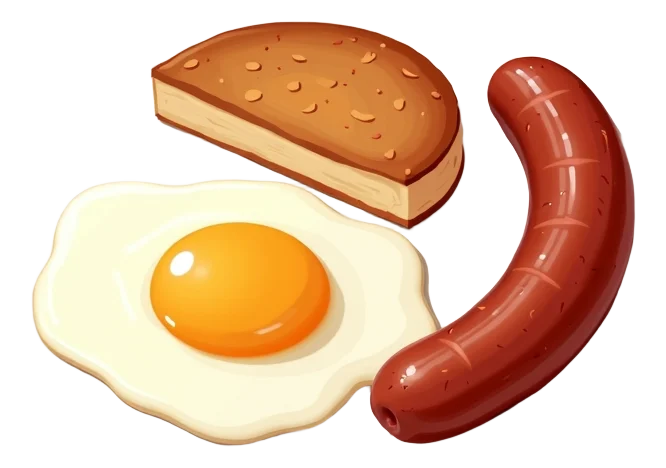 #24 Breakfast Platter with Sausage
