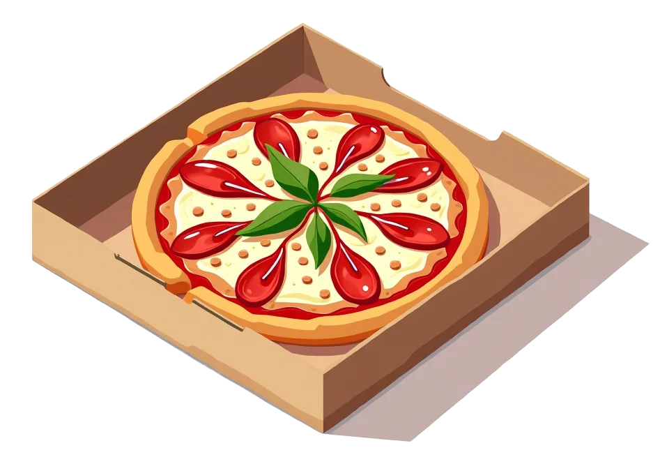 Margherita Pizza Box 6 Pack