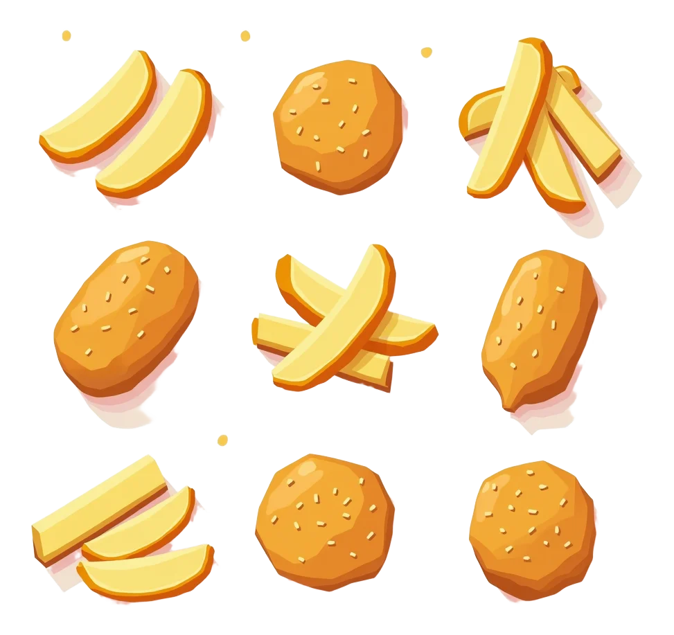8 Boneless Bites & Wedges Combo