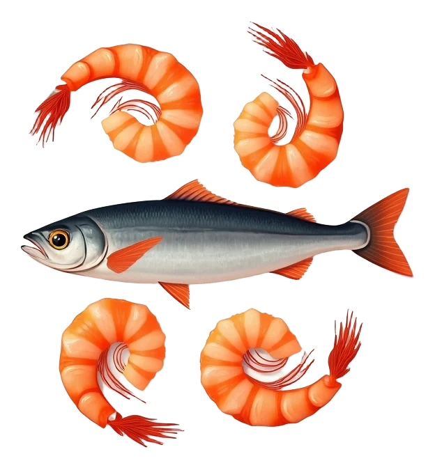 1 Pc Fish & 5 Pc Butterfly Shrimp (No Sides)
