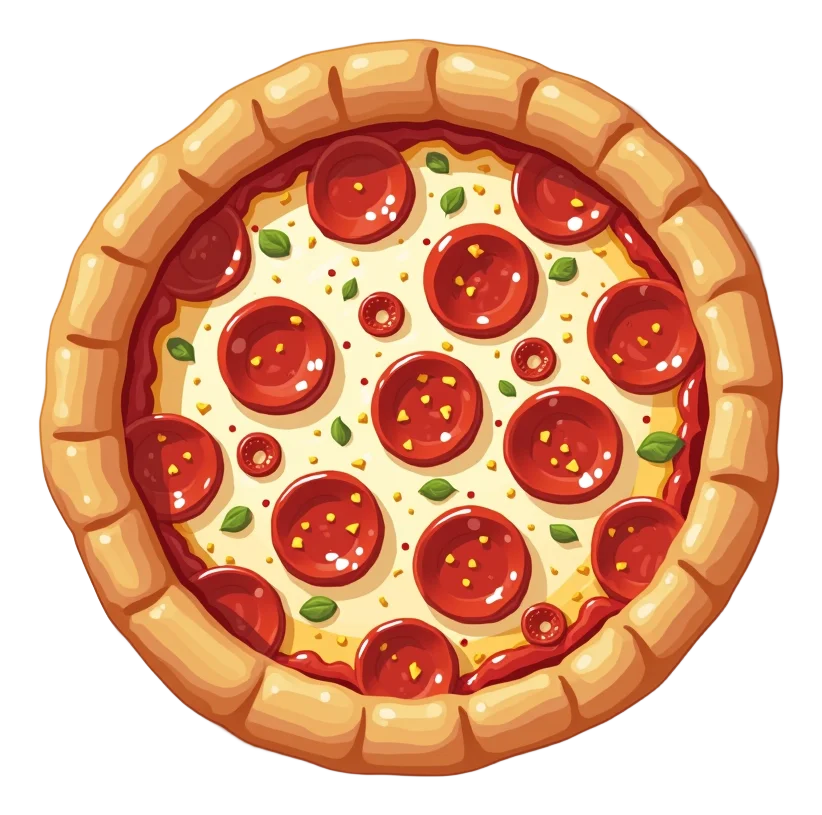 Hawaiian - Sharing Pepperoni Stuffed Crust (14")