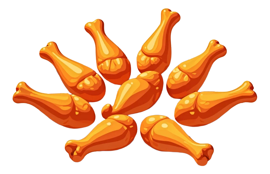 12 Hot Wings