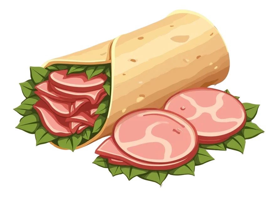 #3 Ham and Provolone - Wrap
