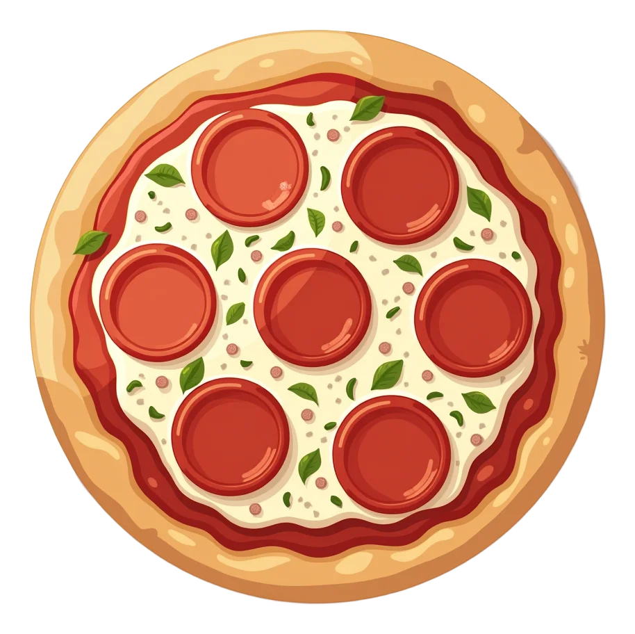 Veggie Sizzler - Individual Pepperoni Stuffed Crust (11")
