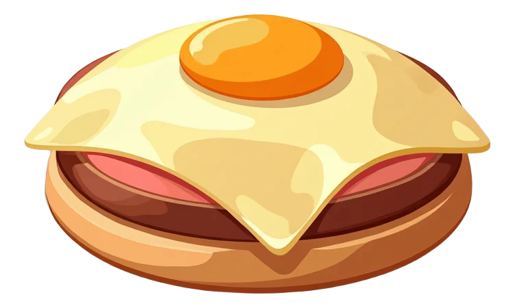 #1 Porkroll, Egg and Cheese - Regular