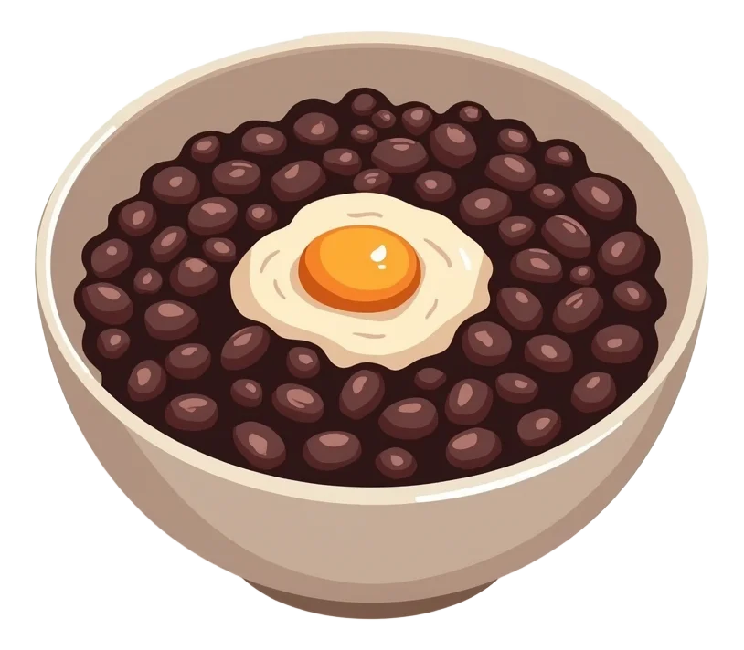 Cali Black Beans Bowl with Lava Sauce