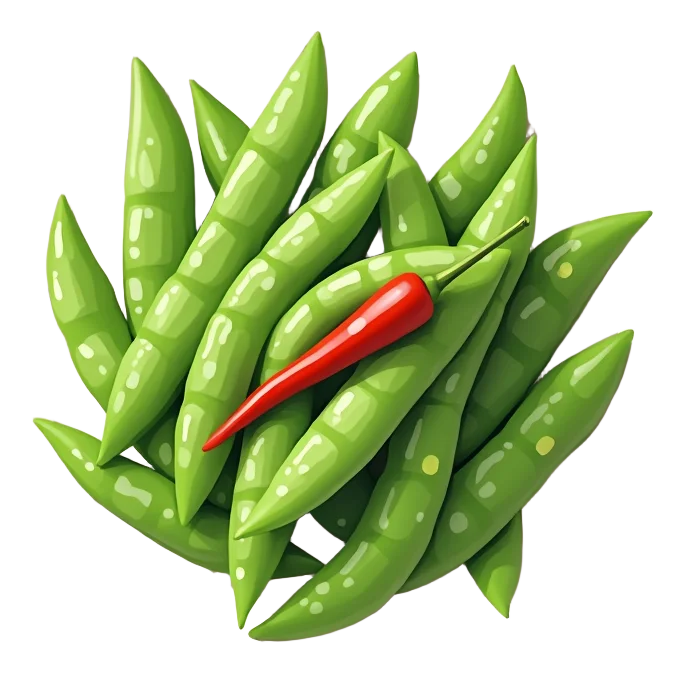 Edamame with Chilli + Garlic Salt