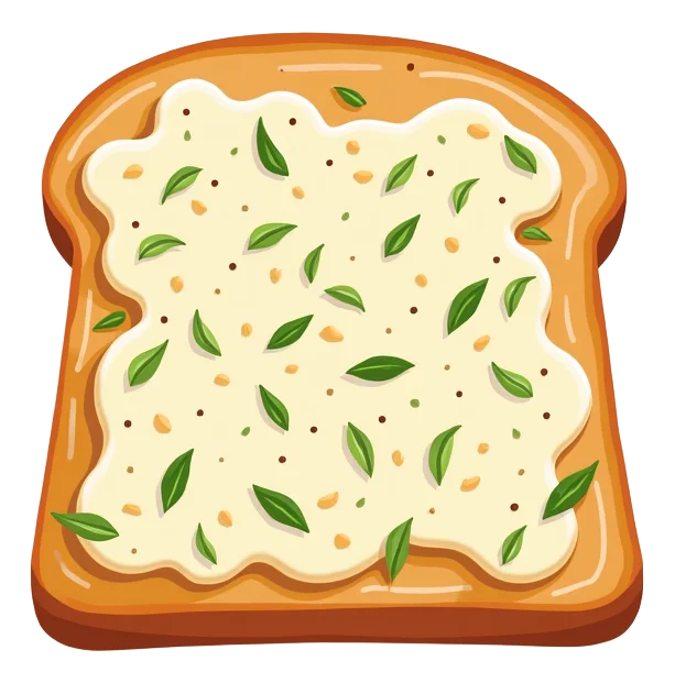 Gluten-Free Garlic Bread with Mozzarella - Big Kids