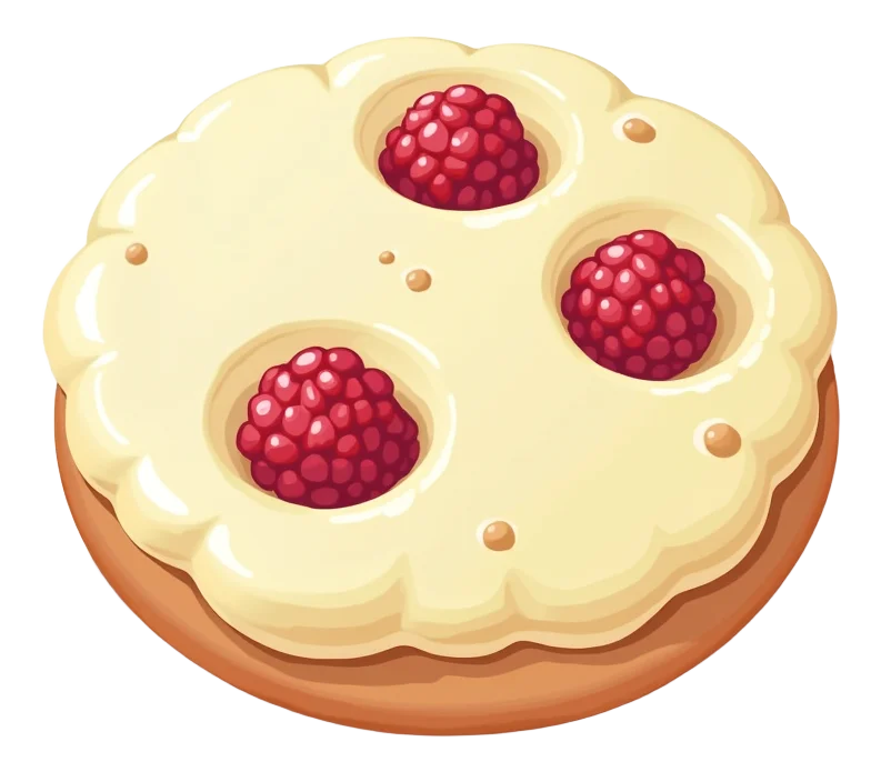 White Chocolate & Raspberry Cookie