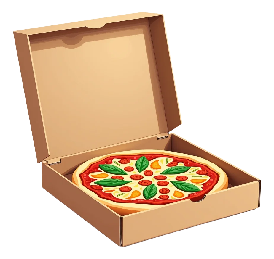 Veggie Feast Pizza Box 6 Pack