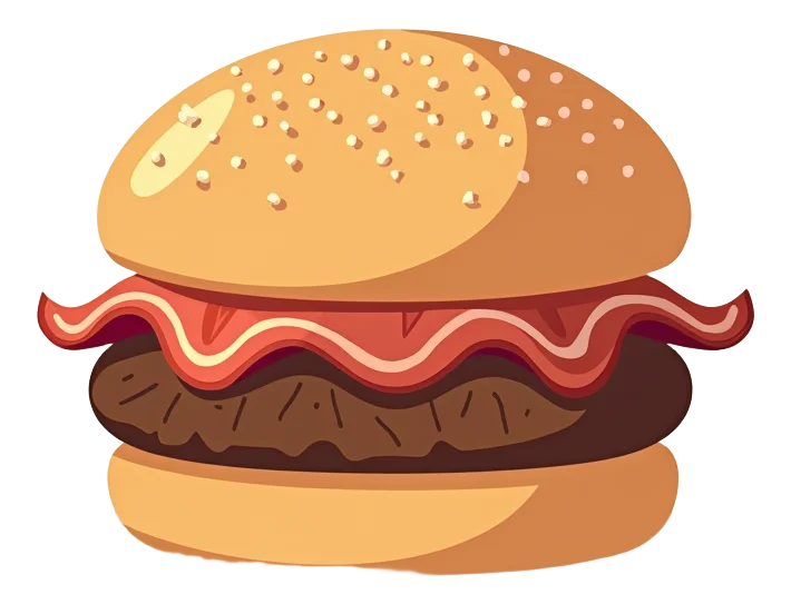 Little Bacon Burger (bun + meat only)