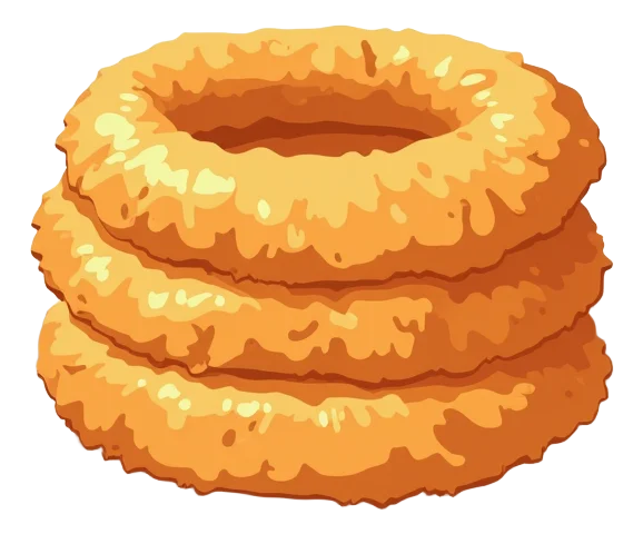 Beer-Battered Onion Rings (3 Rings)