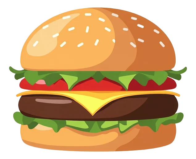 Cheeseburger (bun + meat only)