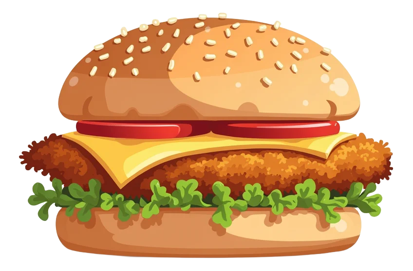 Chicken and Stuffing Burger - Fried Buttermilk Chicken