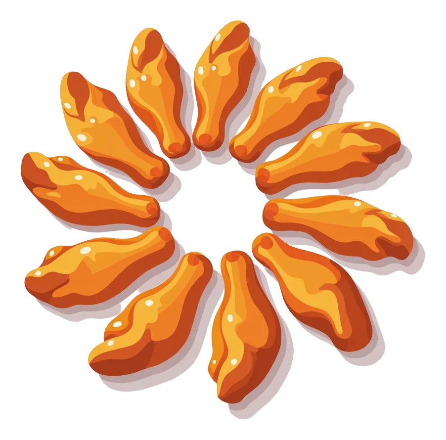 8 Hot Wings