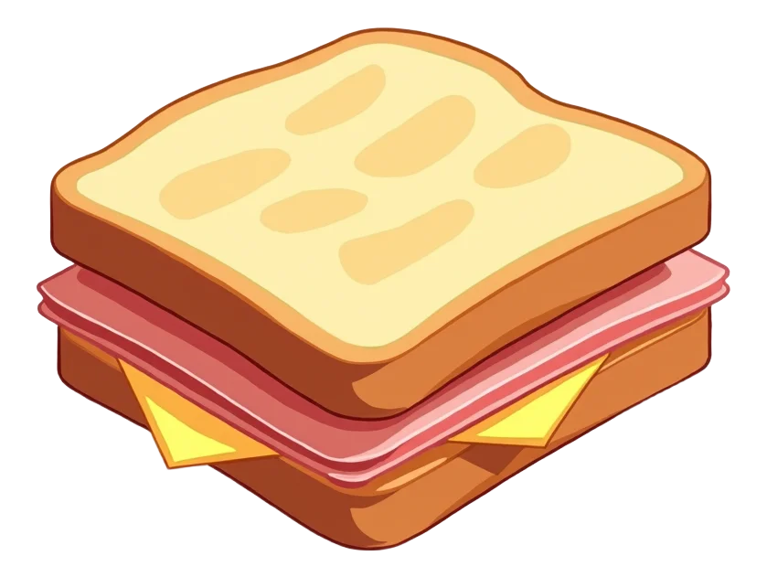Signature Smoked Ham & Cheese Toastie