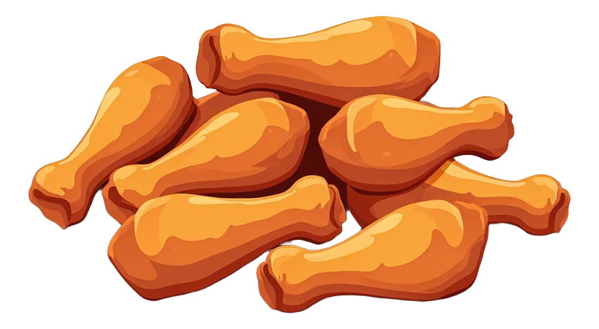 10 Count Hot Chicken Wings