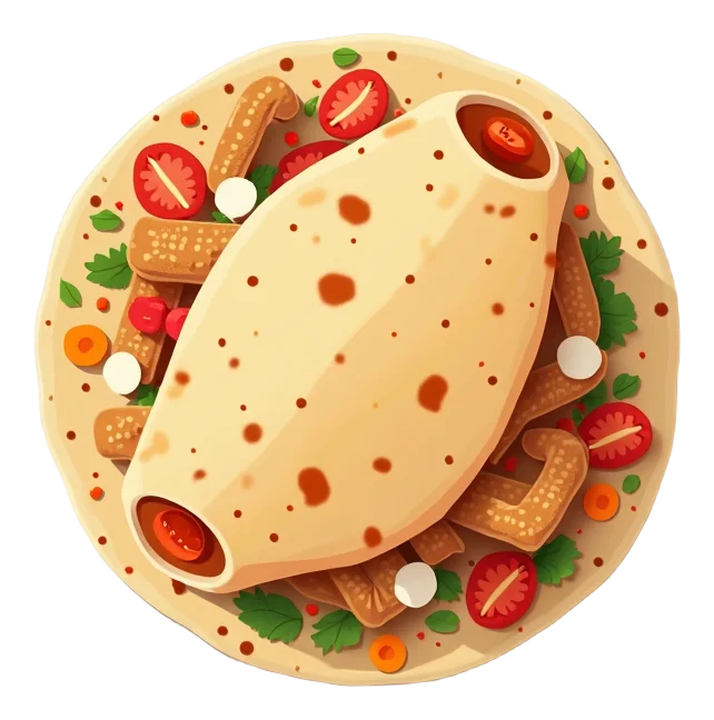 Shawarma Spiced Chicken Flatbread