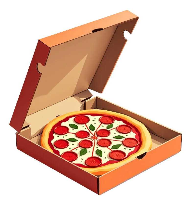 Pepperoni Pizza Box 6 Pack